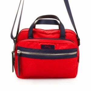 NEW Beautiful Red Leaf Embroidered Crossbody Bag